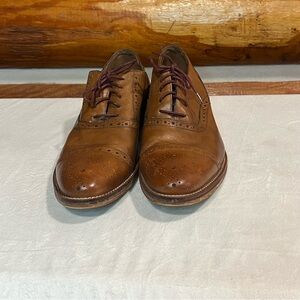 Johnston & Murphy Tan Leather Oxfords Men’s‎ 10.5